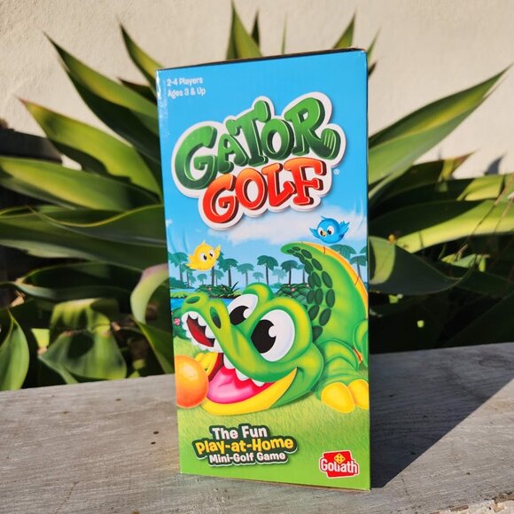 NEW Gator Golf Lawn Game Backyard Picnic Fun Minifigure Golf Putt Alligator Tail - Picture 9 of 10